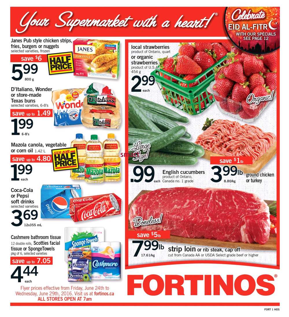 Fortinos Flyer June 24 to 29