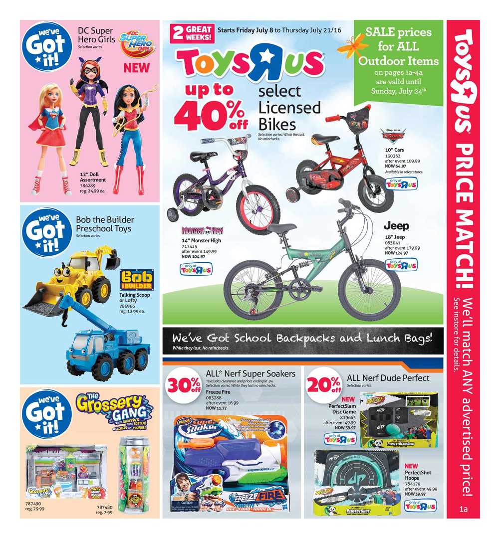 Toys R Us Flyer July 8 to 21