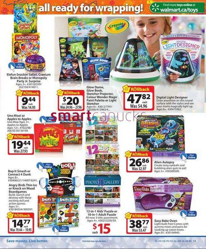 Walmart Toy Catalogue valid from Nov 2 to 15