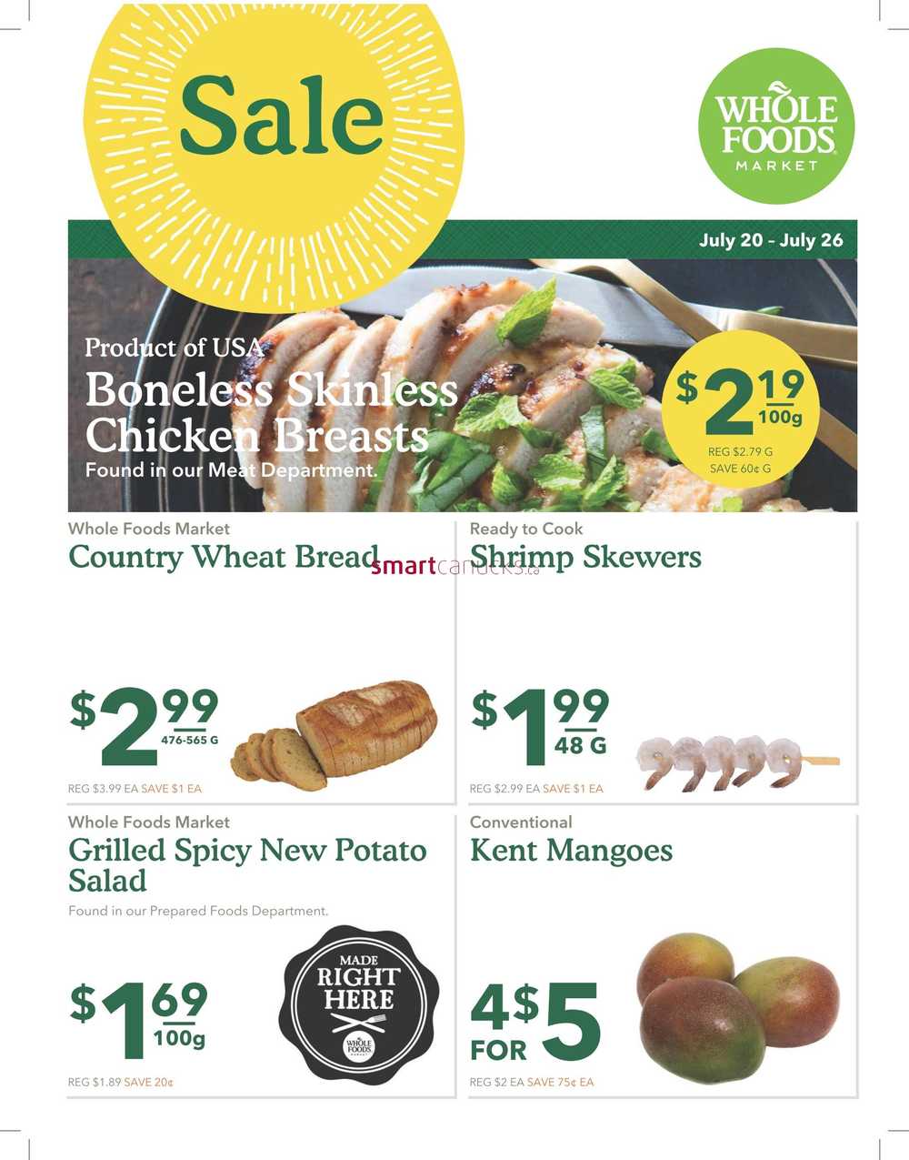 Whole Foods Market (ON) Flyer July 20 to 26