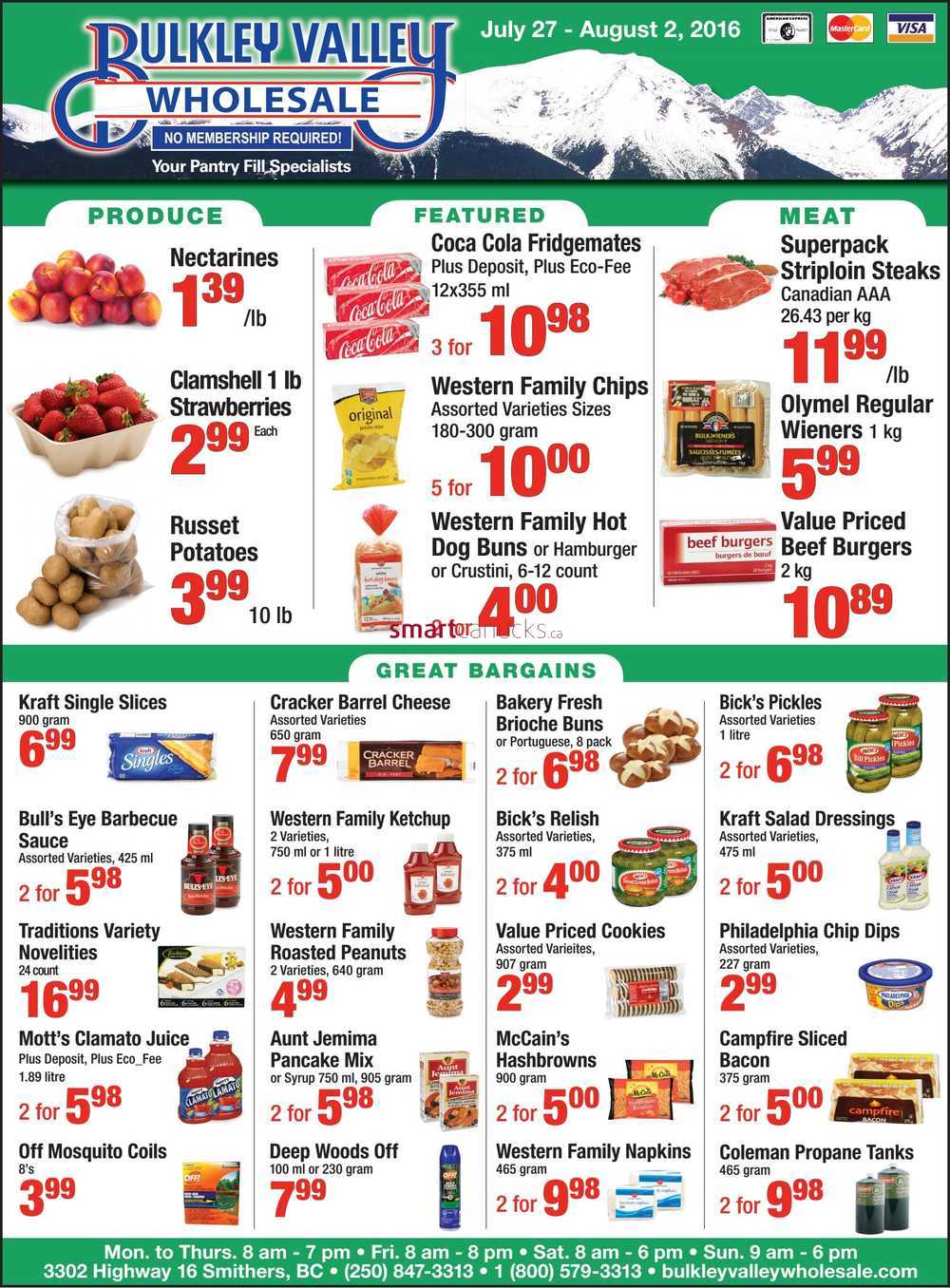 Bulkley Valley Wholesale Flyer July 27 To August 2