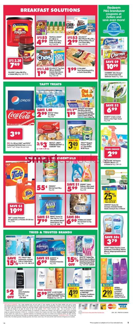 Zellers flyer Nov 9 to 15