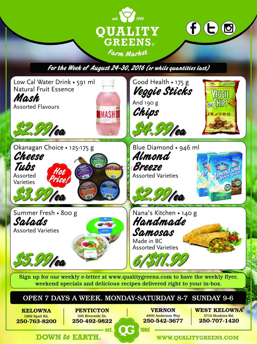 Quality Greens Flyer August 24 to 30