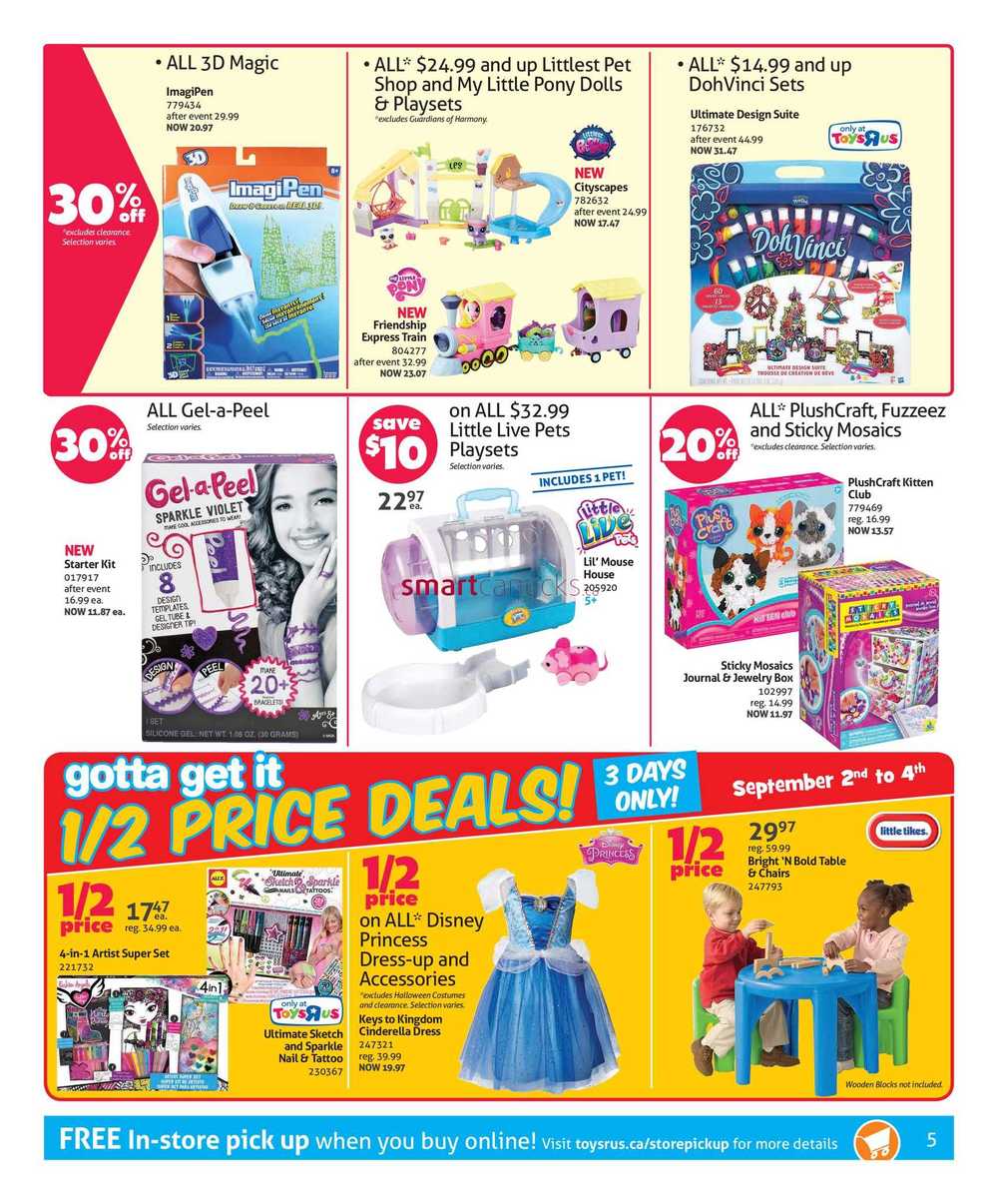 Toys R Us Canada Flyer September 2 to 11