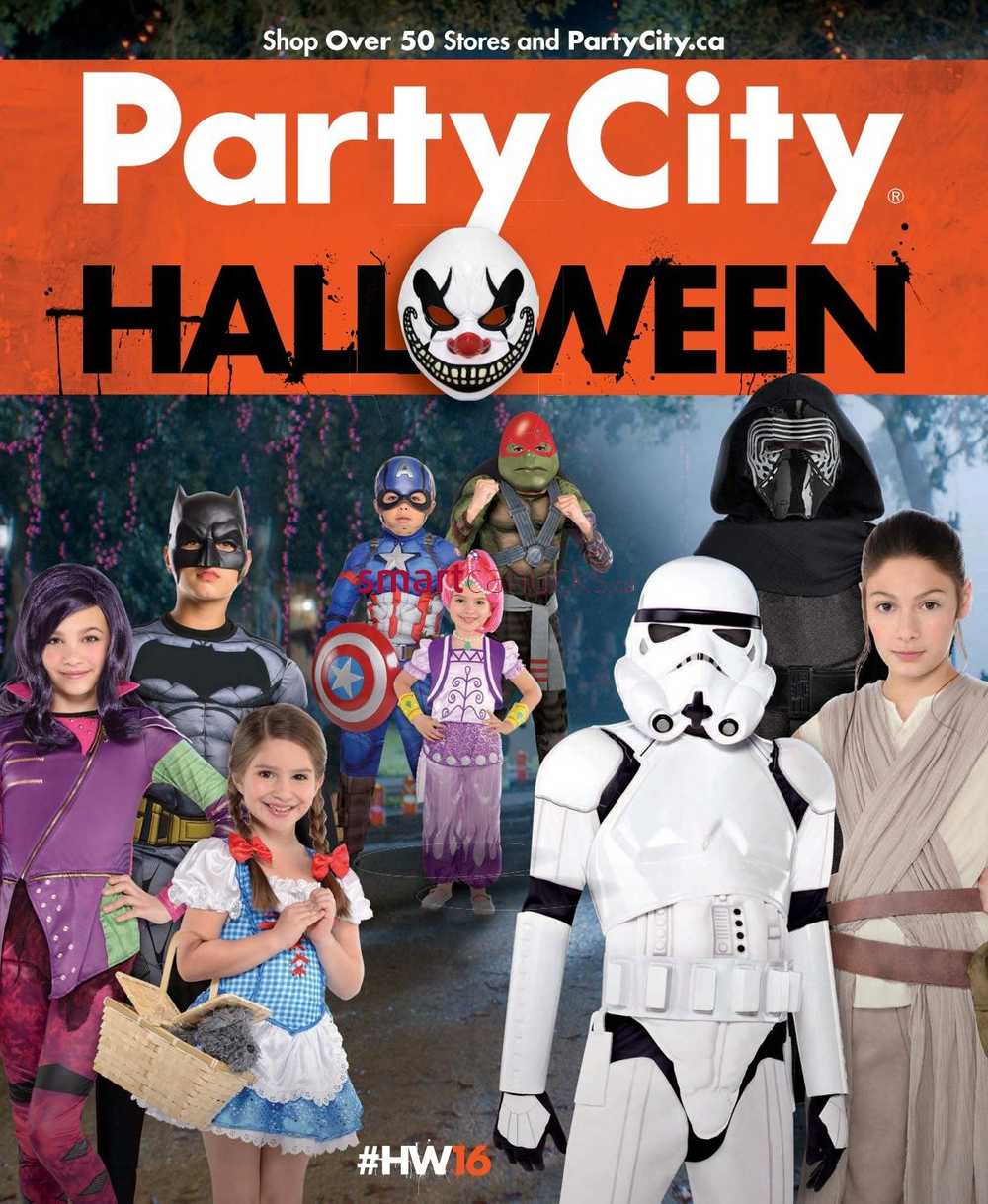 Party City Halloween 2016 Flyer September 8 to October 31
