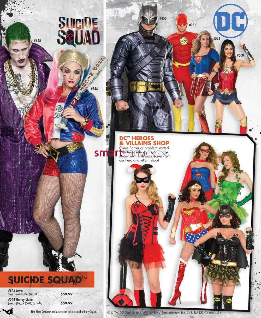 Party City Halloween 2016 Flyer September 8 to October 31