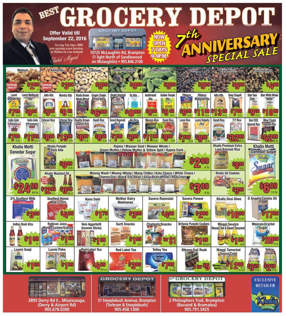 Best Grocery Depot Flyer September 15 to 22