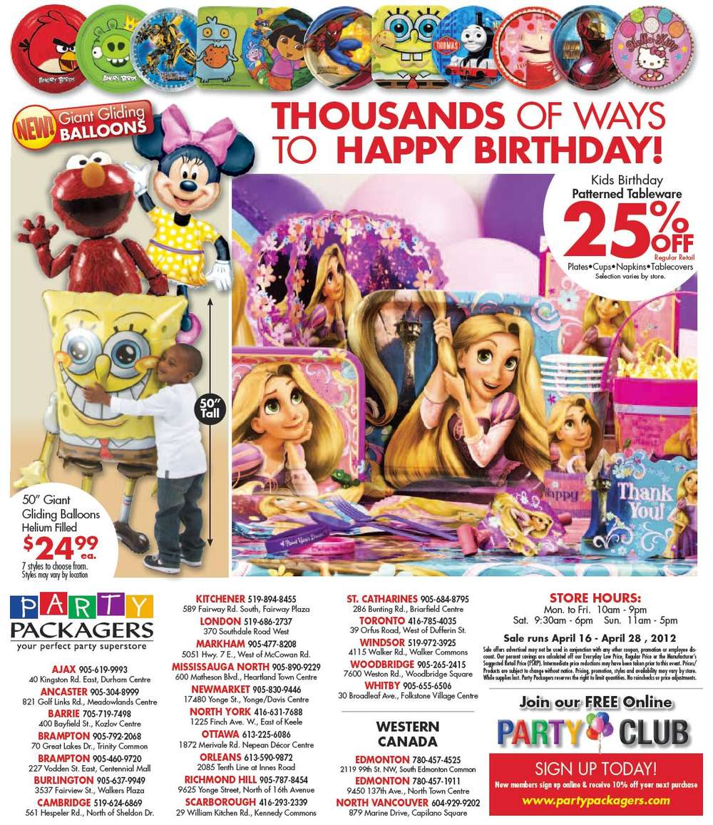 Party city ancaster