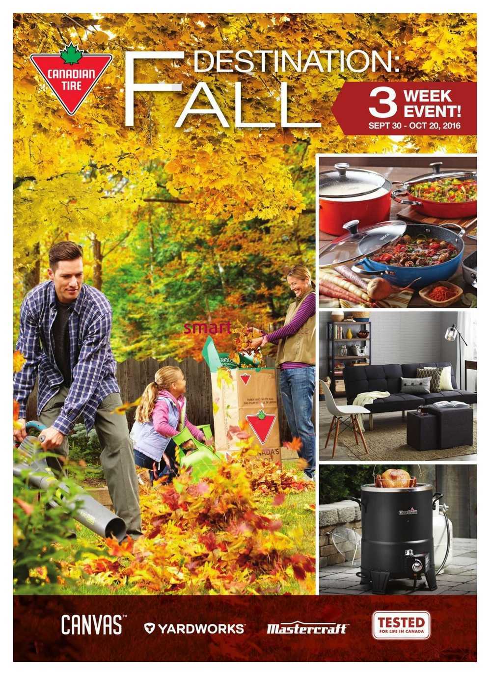 Canadian Tire Fall Catalogue September 30 to October 20