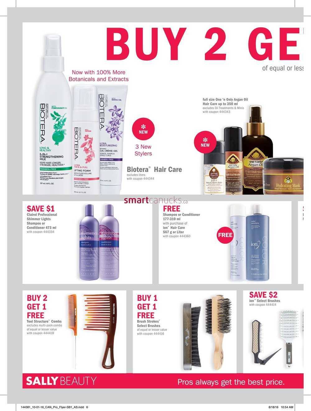 Sally Beauty Supply Flyer October 1 to 31