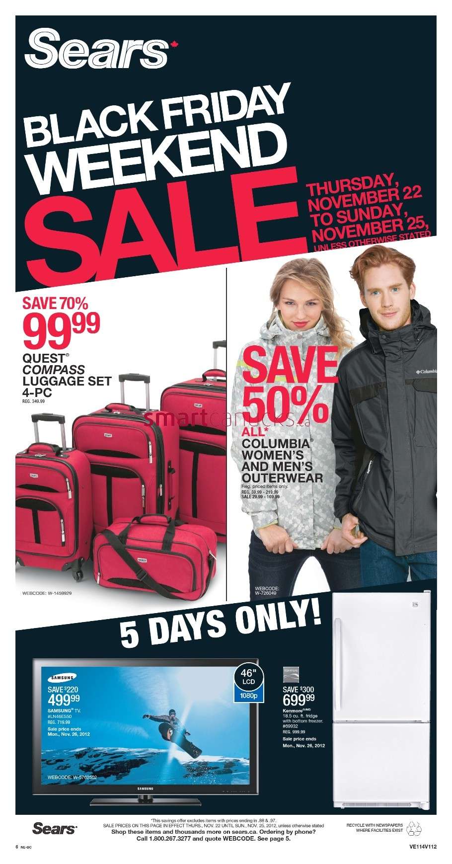 Sears Black Friday flyer Nov 22 to 26 - When Do Sears Black Friday Deals