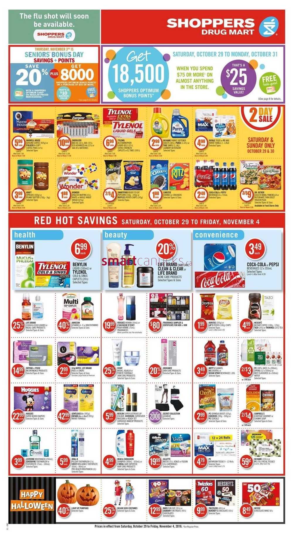 Shoppers Drug Mart (ON) Flyer October 29 to November 4