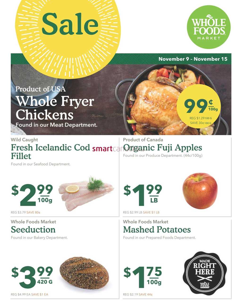Whole Foods Market On Flyer November 9 To 15