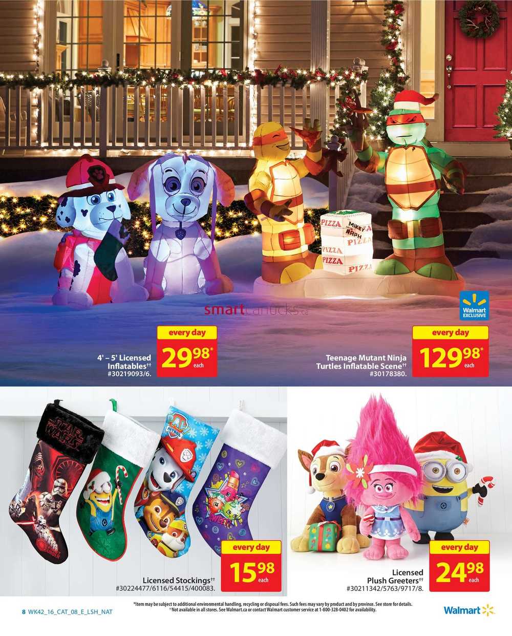 Walmart Holiday Decor & Entertaining Catalogue November 10 to 23