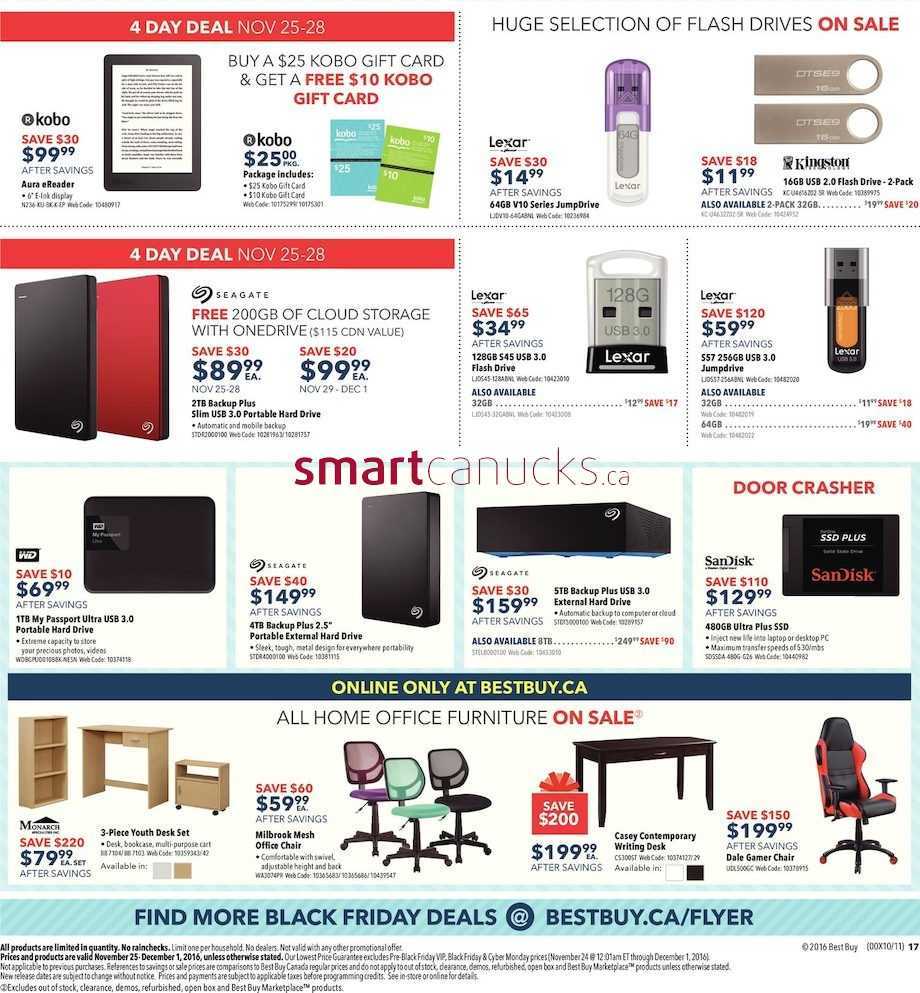 Best Buy Canada Black Friday Flyer Nov 25 - Dec 1, 2016