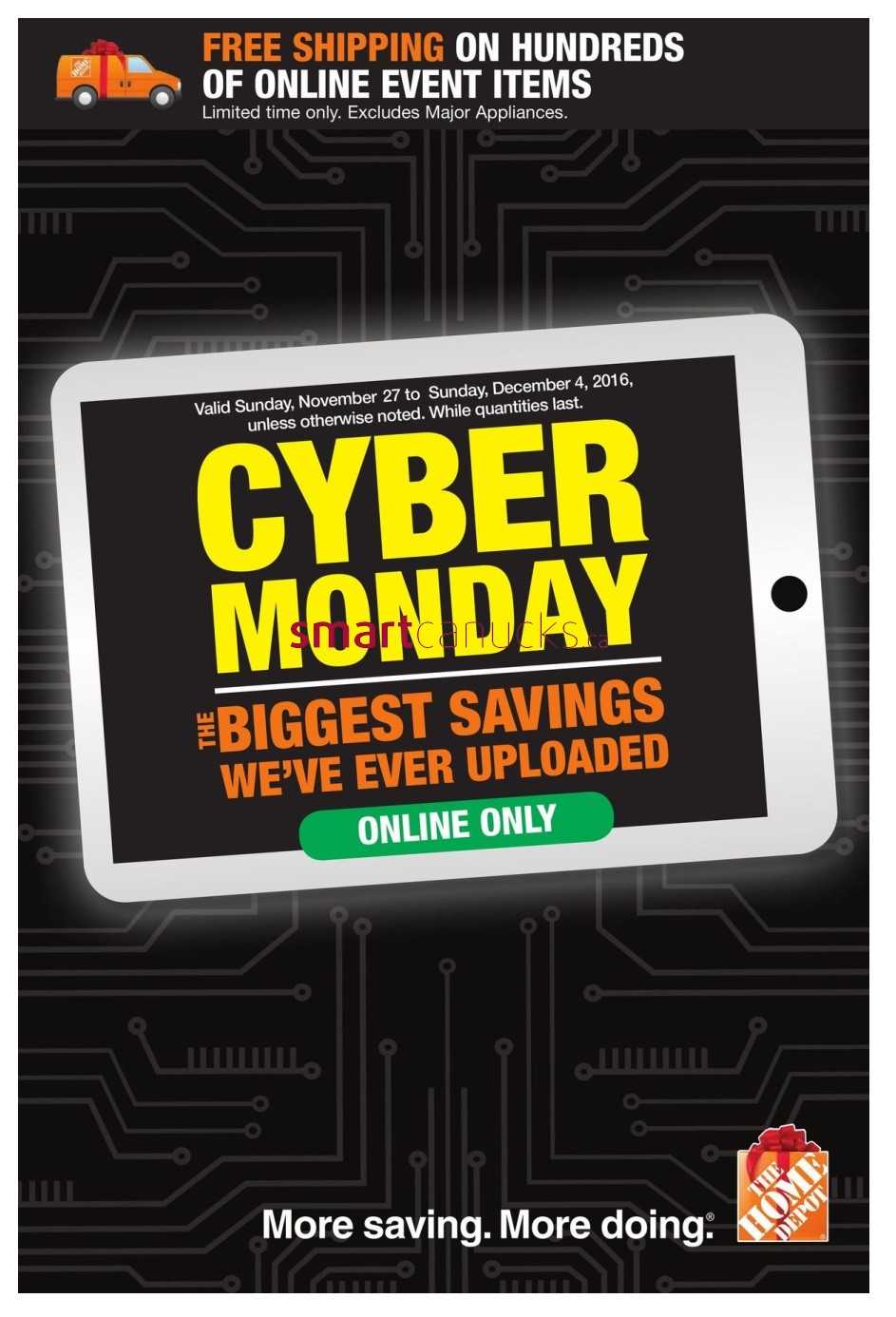 Home Depot Cyber Monday Flyer November 27 to December 4