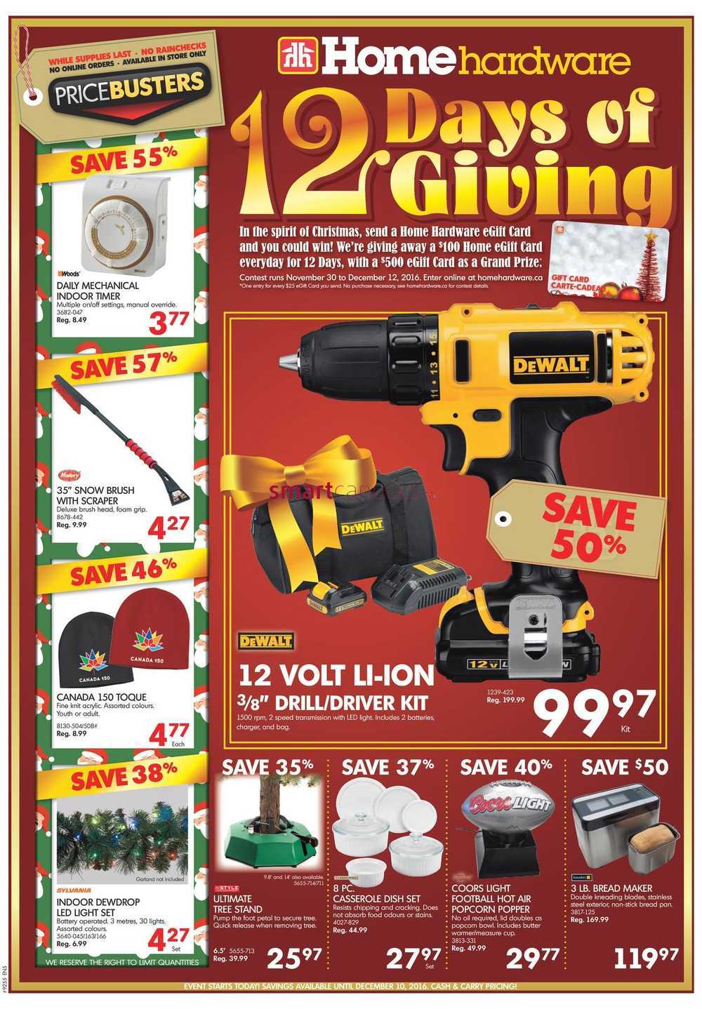 Home Hardware BC Flyer November 30 To December 10