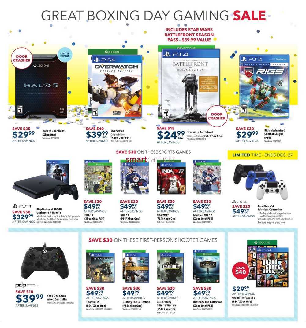 boxing day ps4 deals