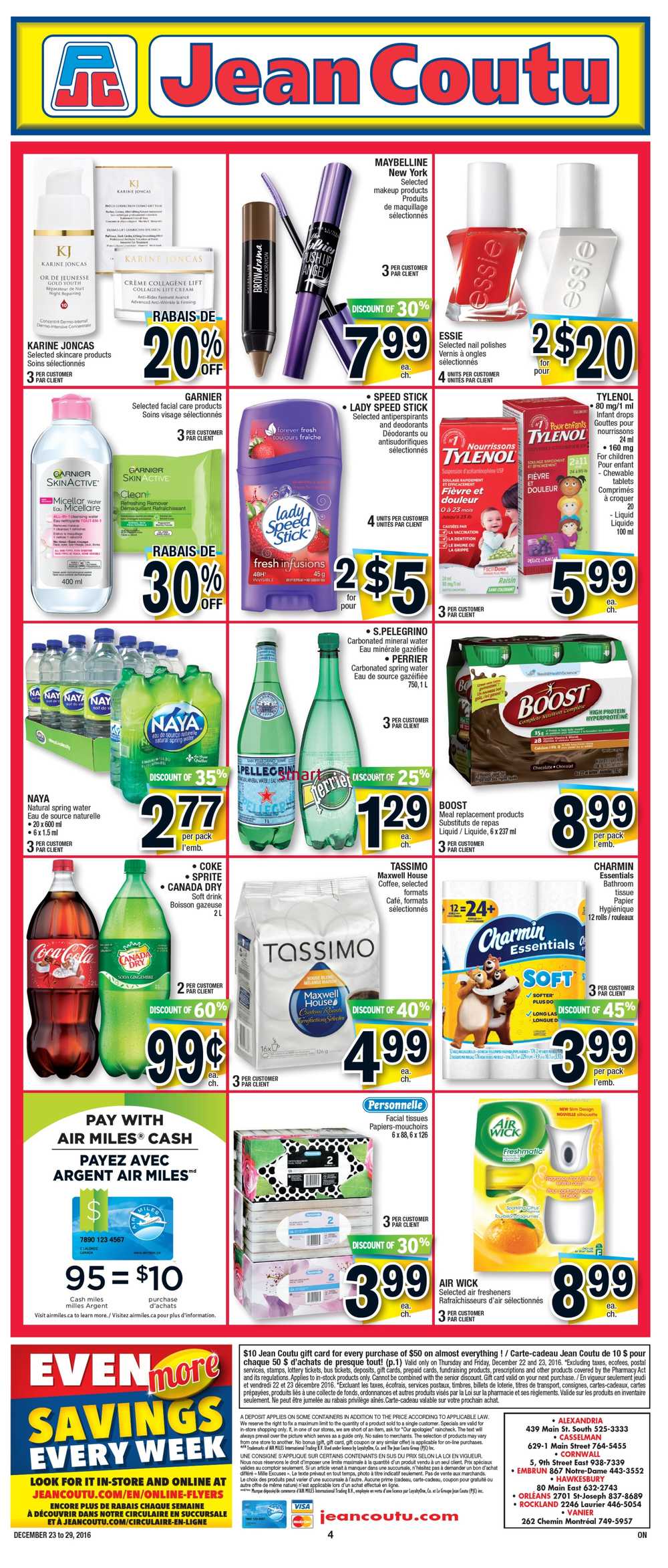 Jean Coutu On Flyer December 23 To 29