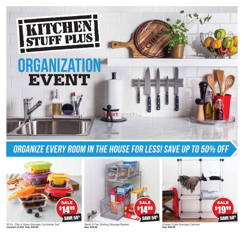Kitchen Stuff Plus Flyer January 19 to February 12