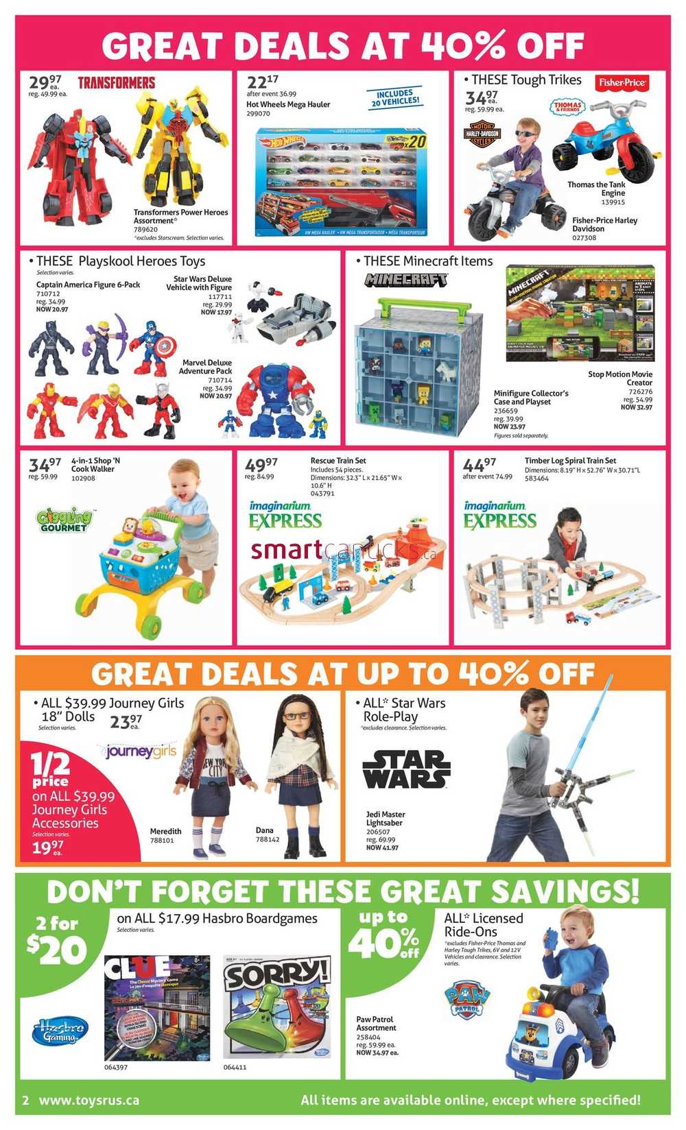 Toys R Us Flyer February 3 to 9