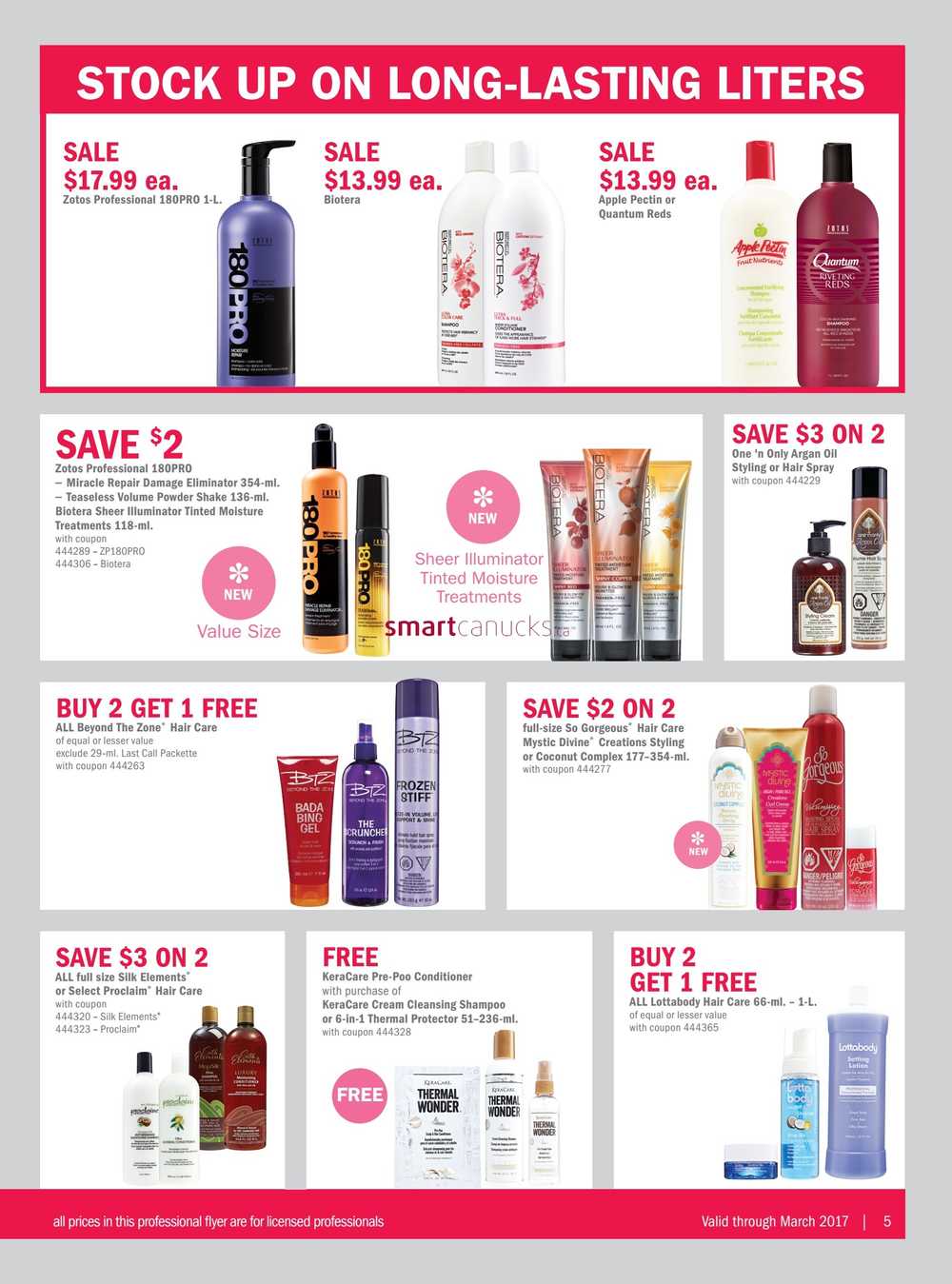 Sally Beauty Supply Pro Flyer March 1 To 31