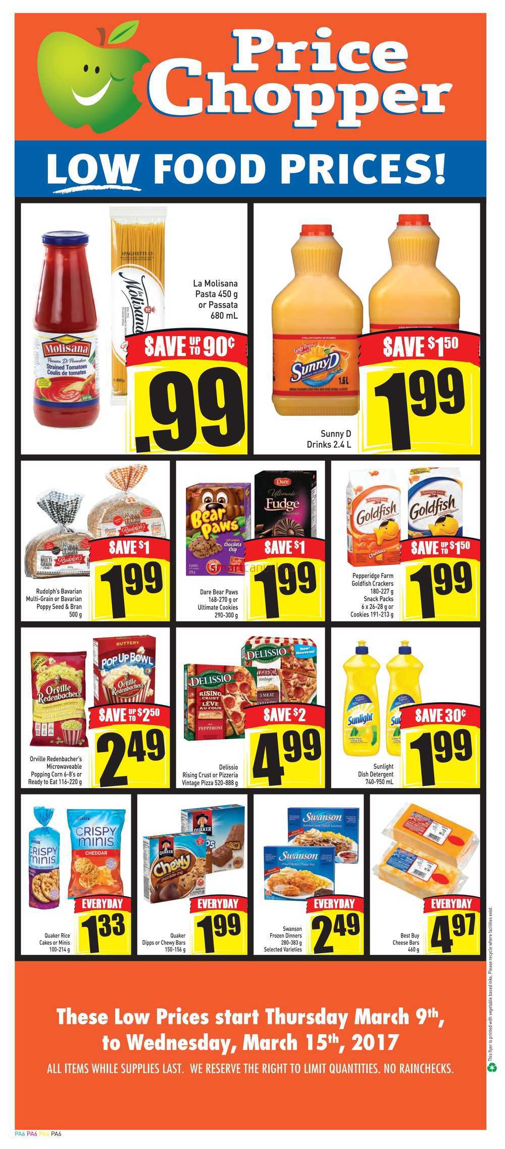 Price Chopper Flyer March 9 to 15