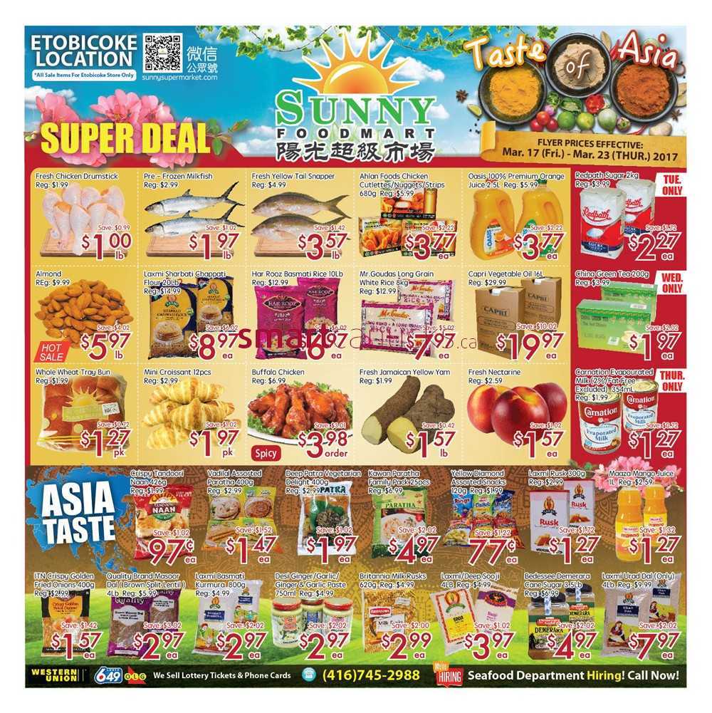 Sunny Foodmart Etobicoke Flyer March 17 To 23