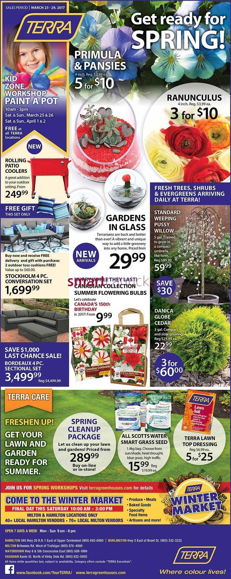 Terra Greenhouses Flyer March 23 to 29