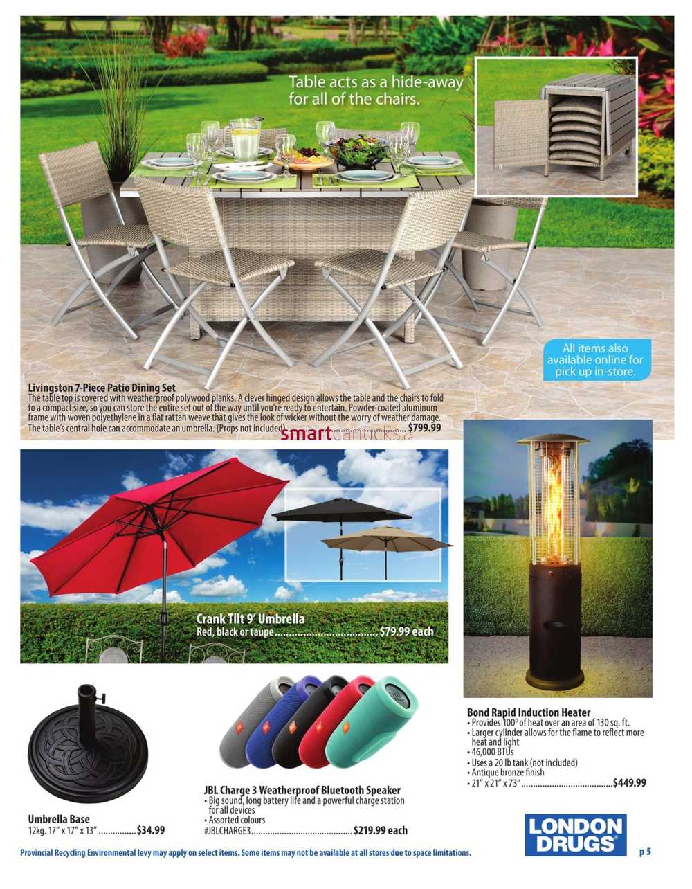 London Drugs Outdoor Living Catalogue April 14 To July 15