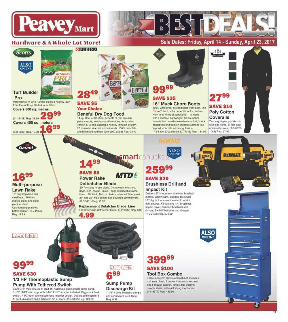 Peavey Mart Flyer April 14 To 23