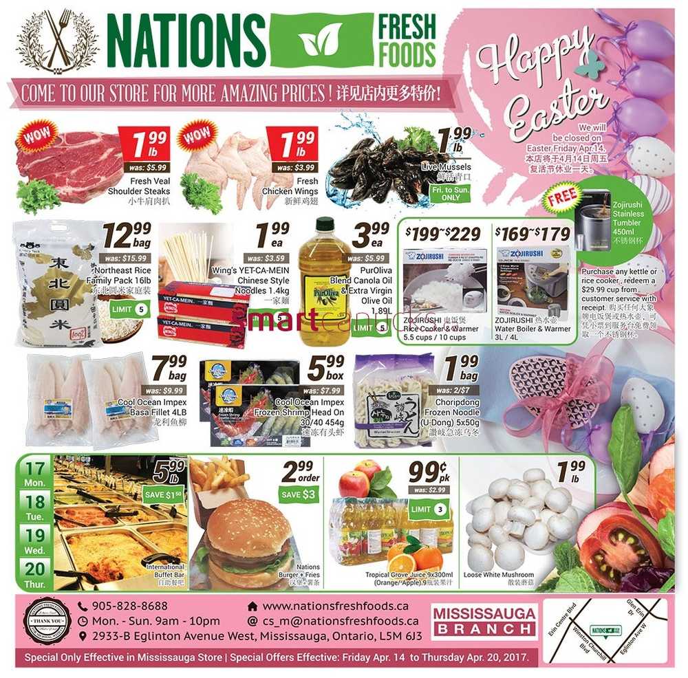 Nations Fresh Foods (Mississauga) Flyer April 14 to 20