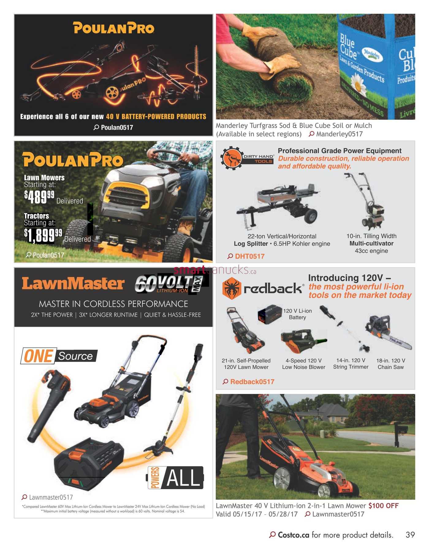 Poulan pro discount lawn mower costco