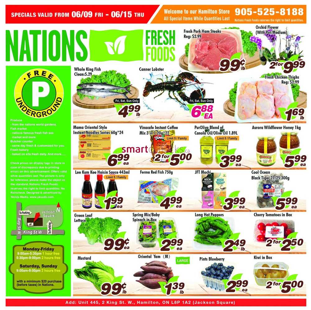 Nations Fresh Foods (Hamilton) Flyer June 9 to 15
