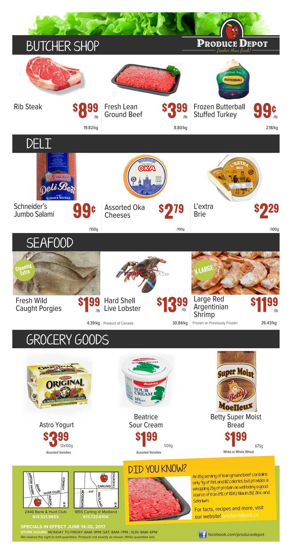 Produce Depot Flyer June 14 to 20