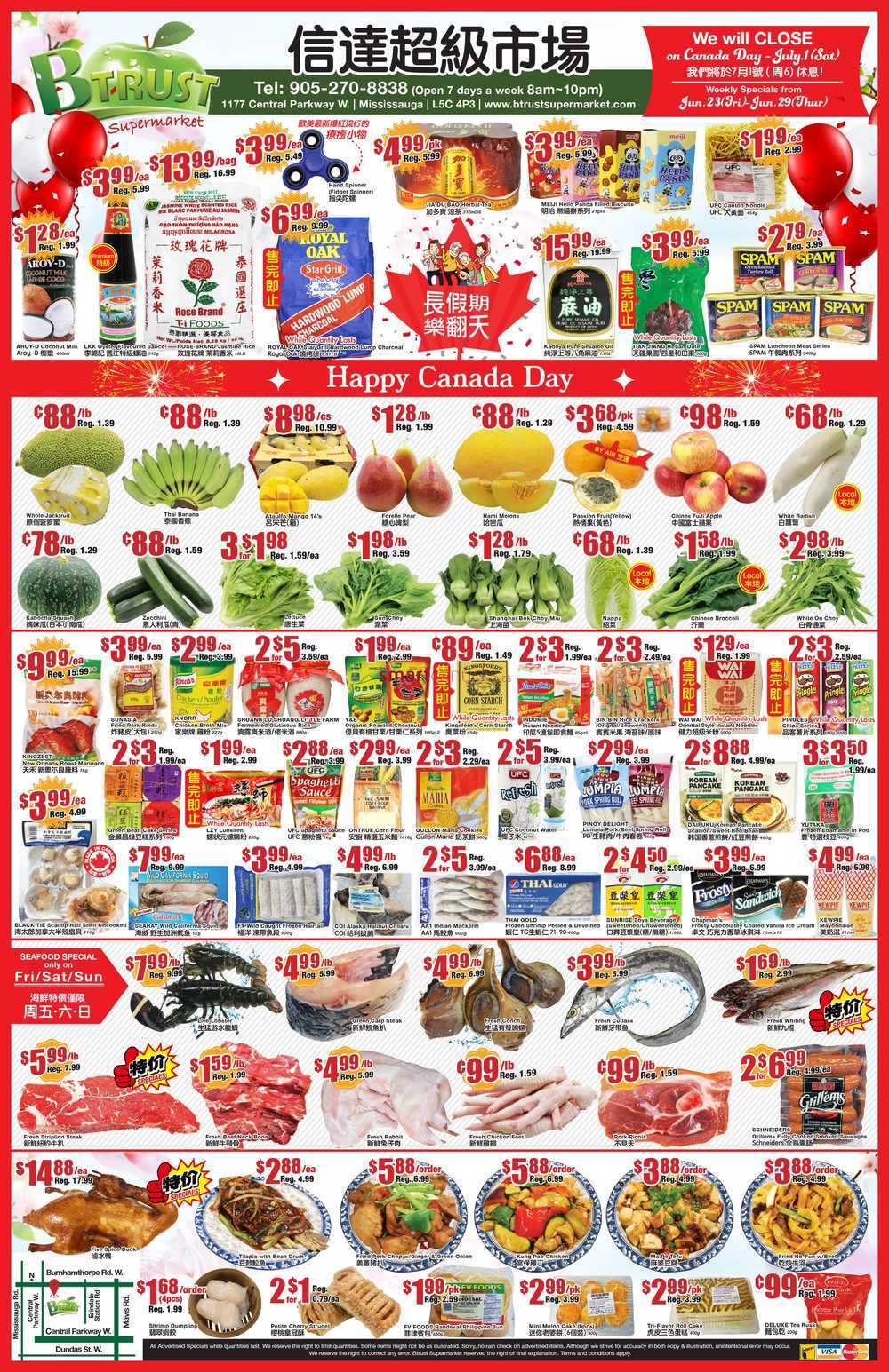 Btrust Supermarket (Mississauga) Flyer June 23 to 29