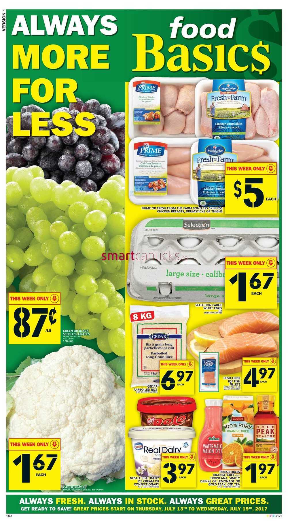 Food Basics Flyer July 13 To 19