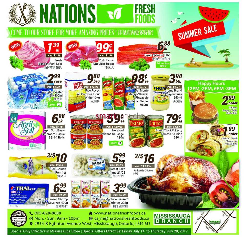 Nations Fresh Foods (Mississauga) Flyer July 14 to 20