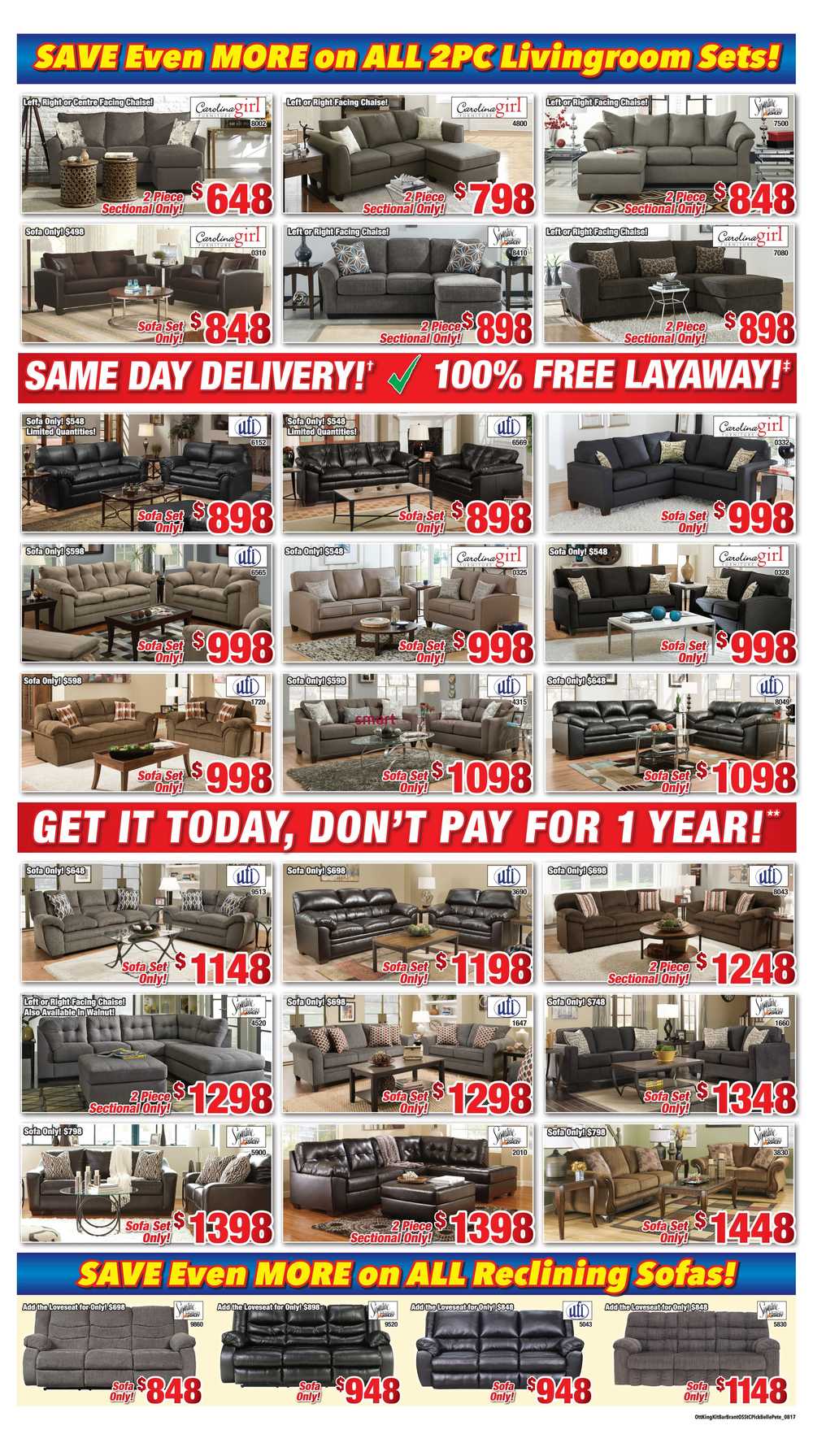 Surplus Furniture & Mattress Warehouse (Barrie) Flyer August 1 to 28