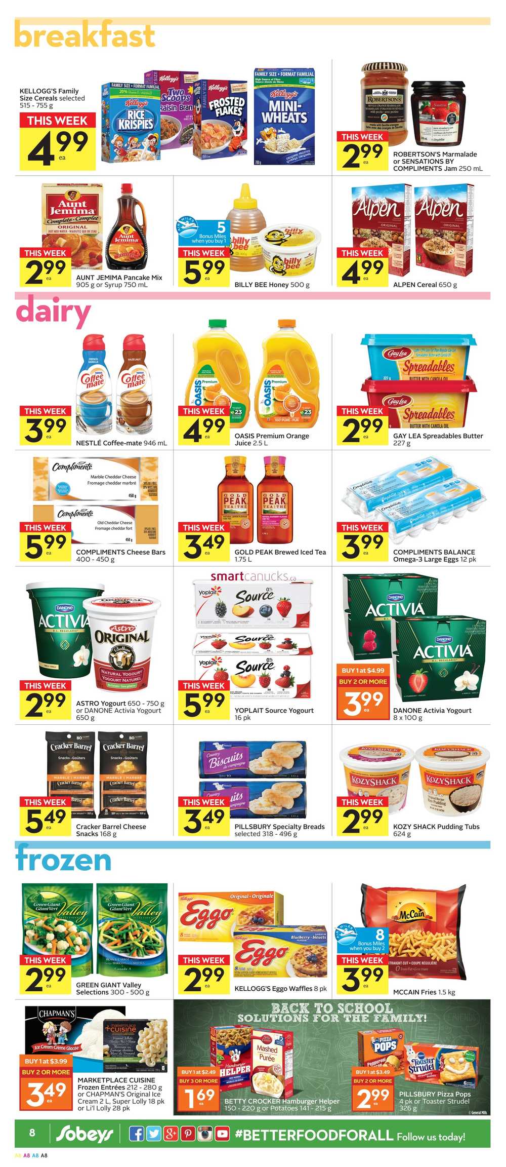 Sobeys (ON) flyer August 25 - 31