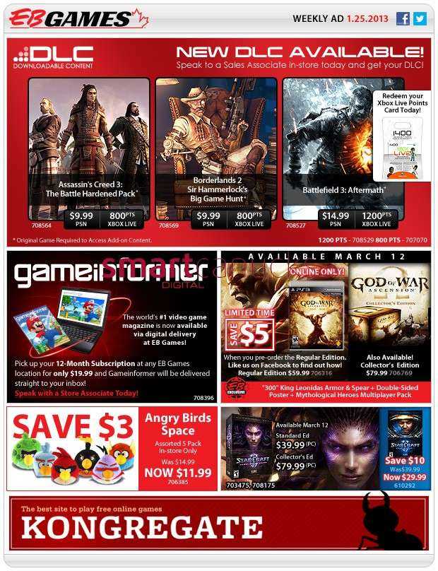 EB Games flyer Jan 25 to 31