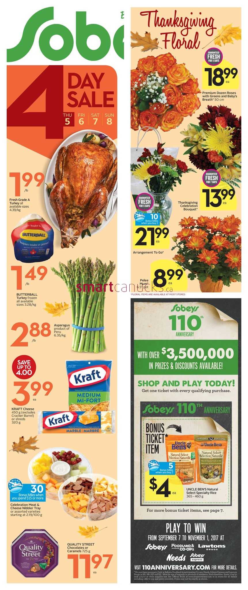 Sobeys (Atlantic) Flyer October 5 to 11