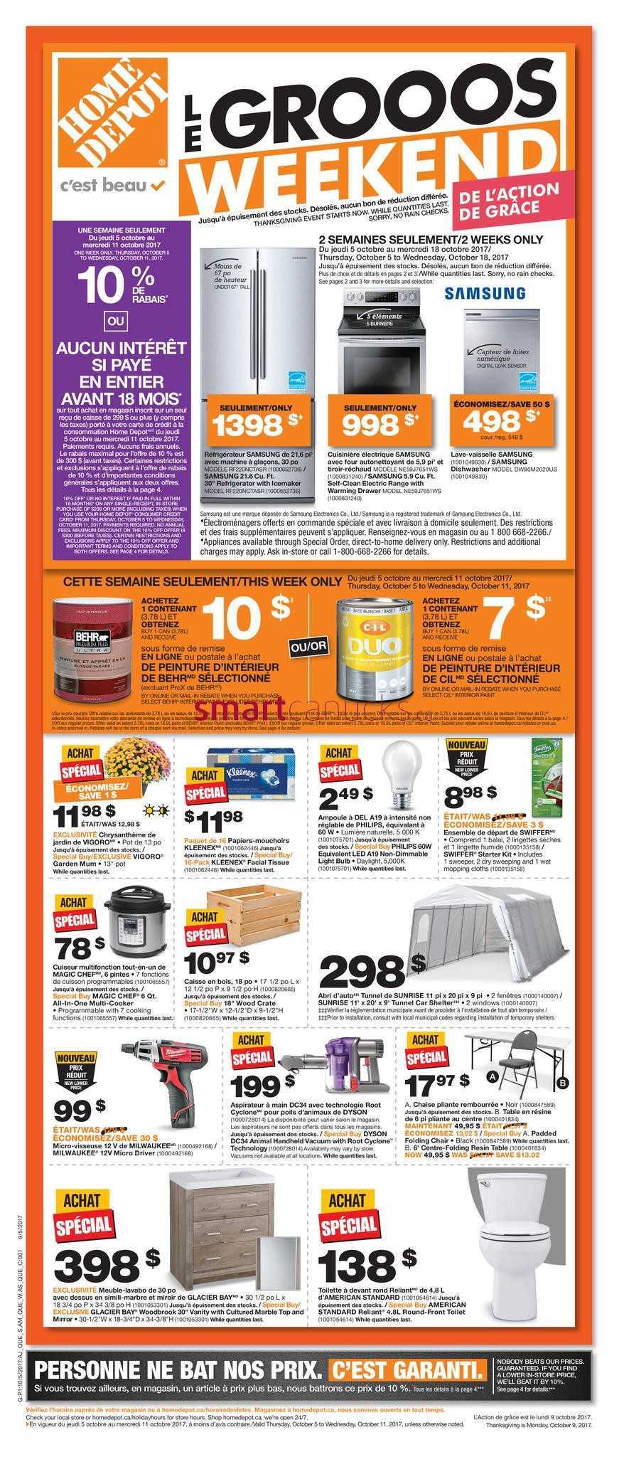 Home Depot Canada Flyers