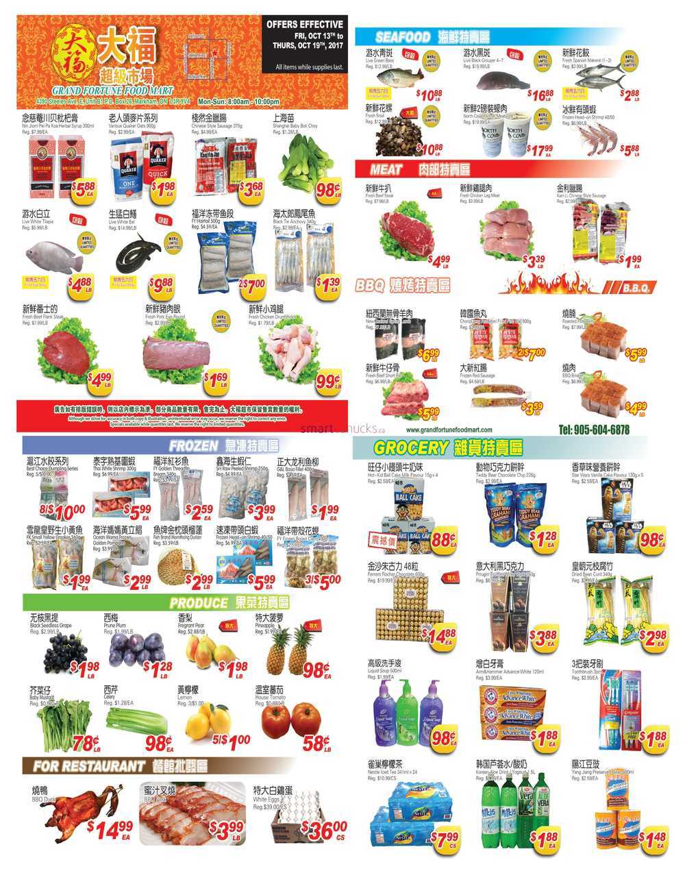 Grand Fortune Food Mart Canada Flyers