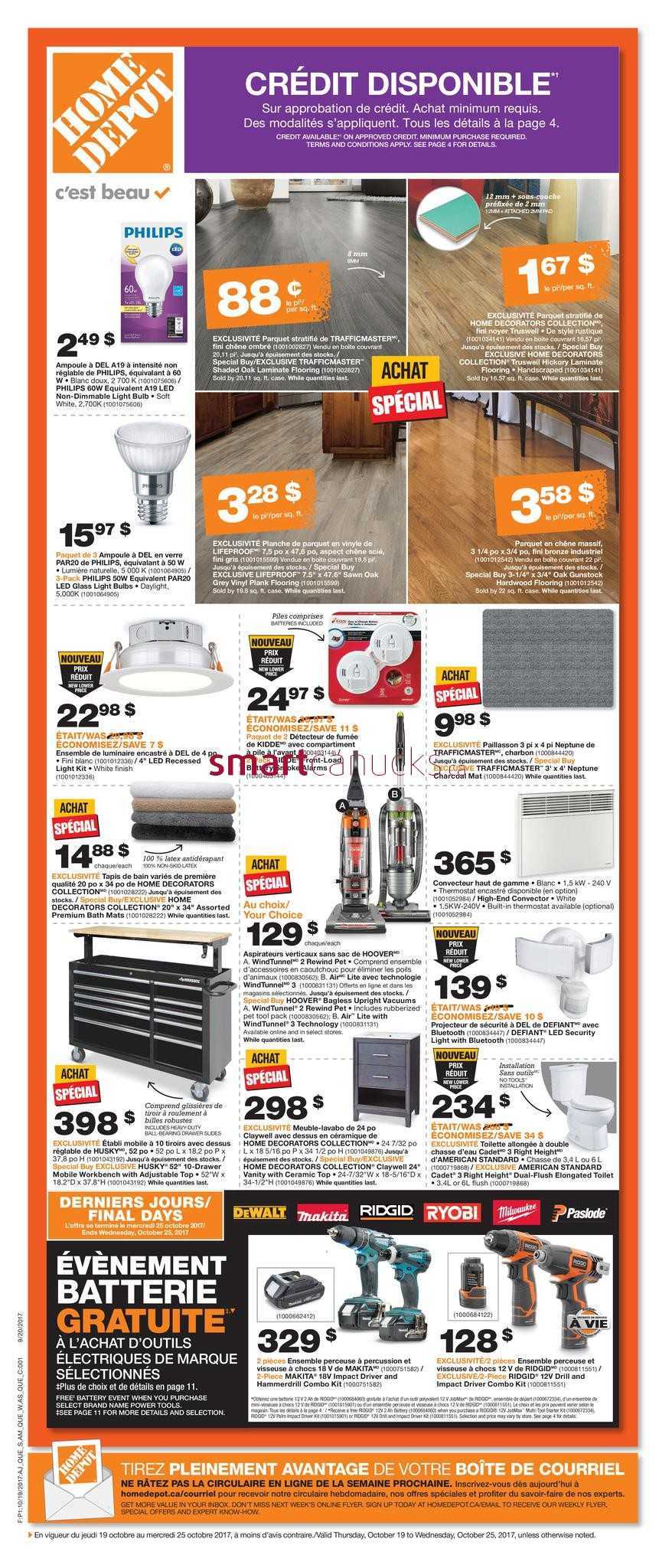 Home Depot Canada Flyers