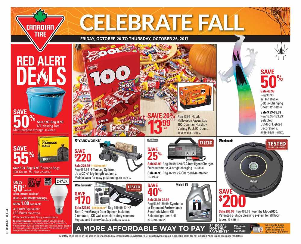 Canadian Tire (ON) Flyer October 20 to 26