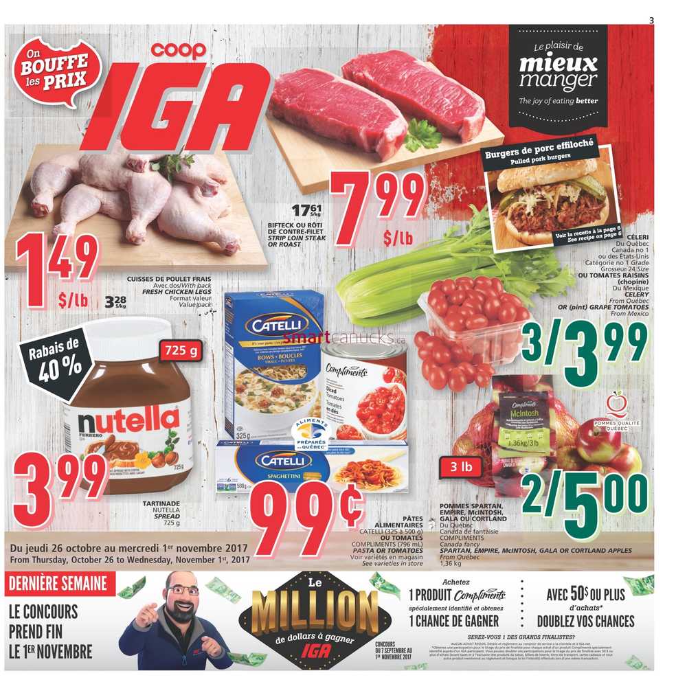 Coop IGA Flyer October 26 to November 1