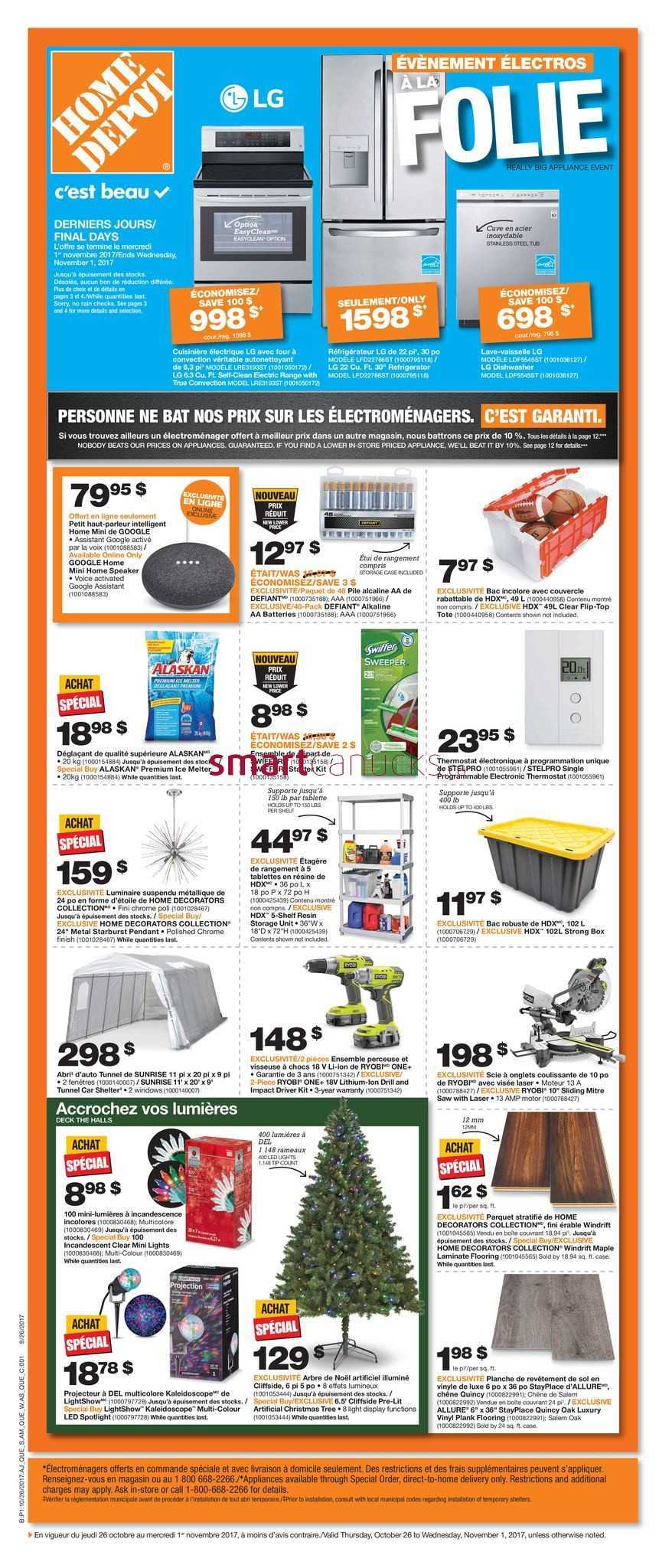 Home Depot Canada Flyers