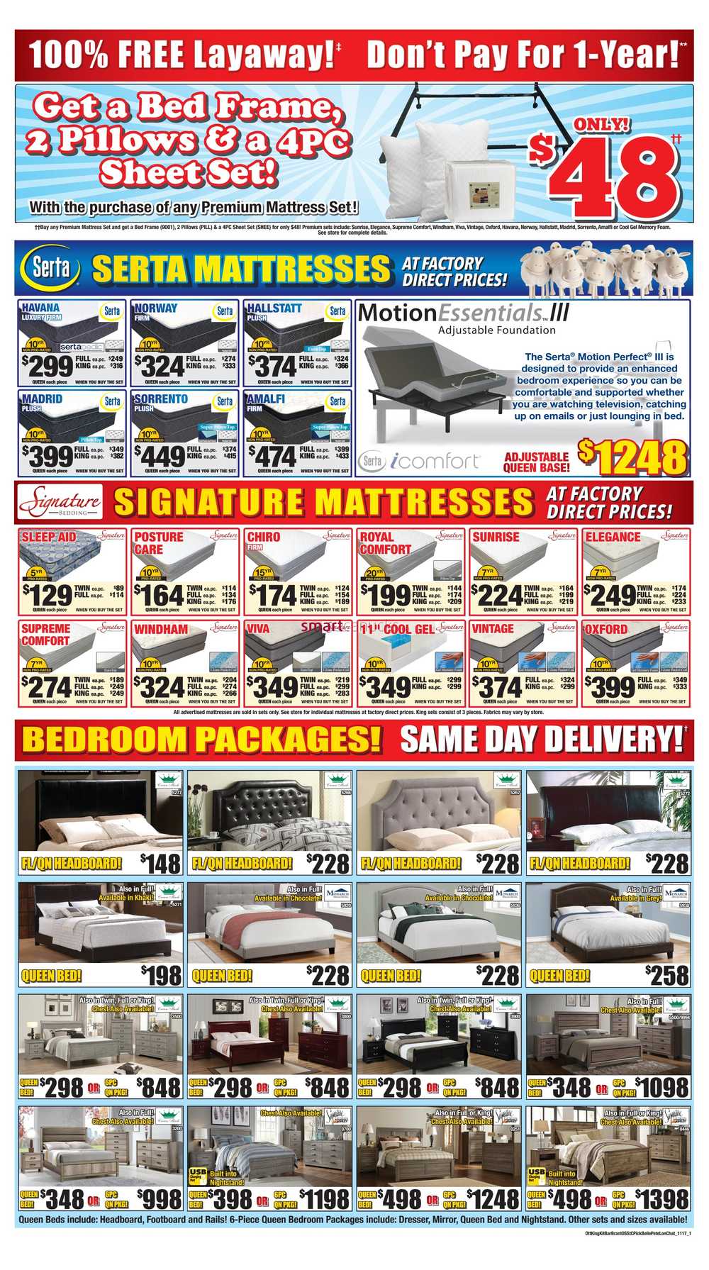 Surplus Furniture & Mattress Warehouse (Peterborough) Flyer October 31 ...