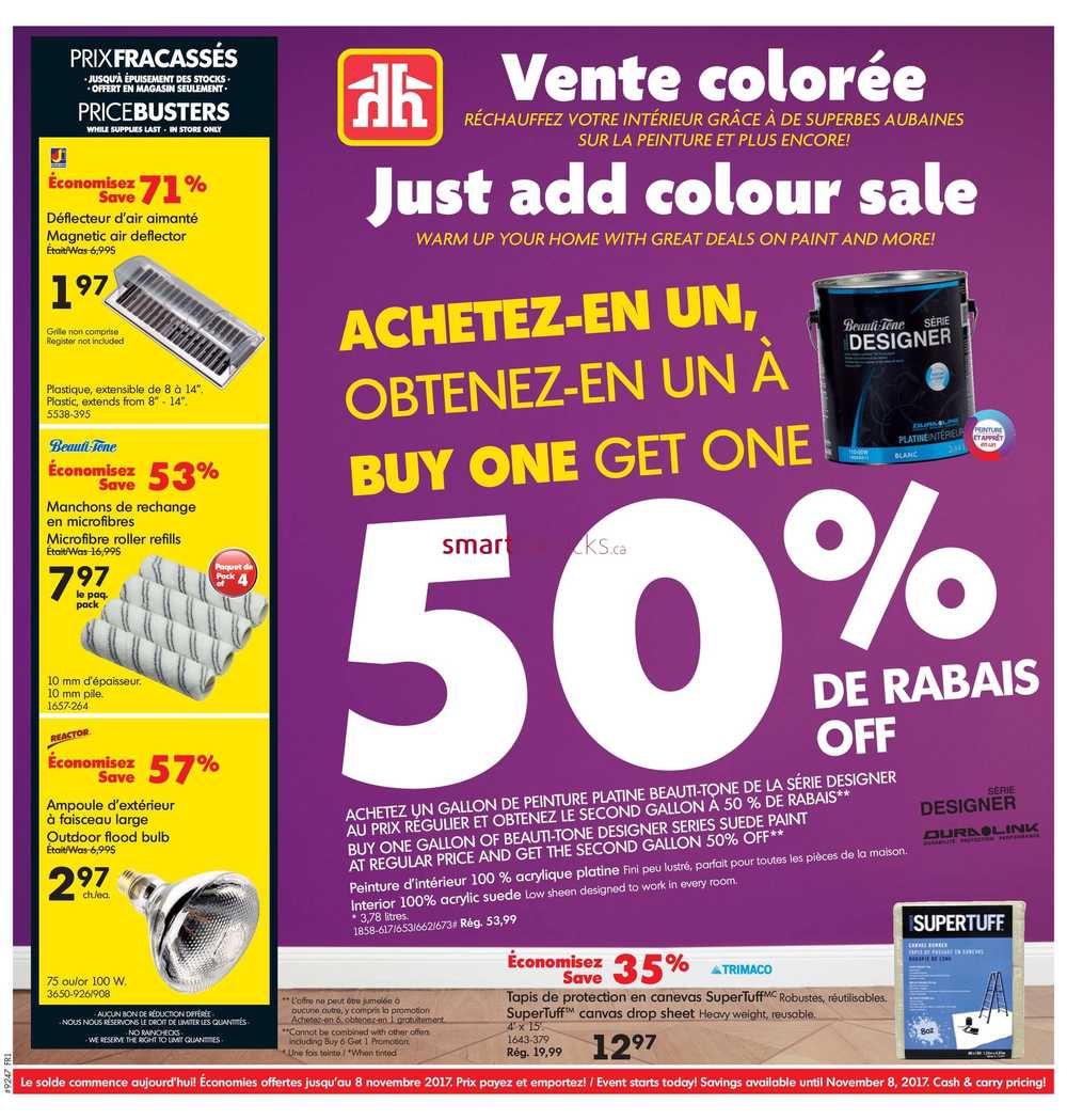 Home Hardware (QC) Flyer November 1 to 8